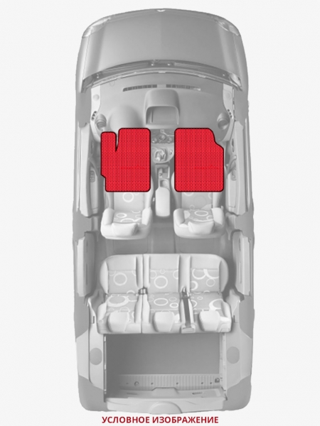 ЭВА коврики «Queen Lux» передние для Ford C-Max II