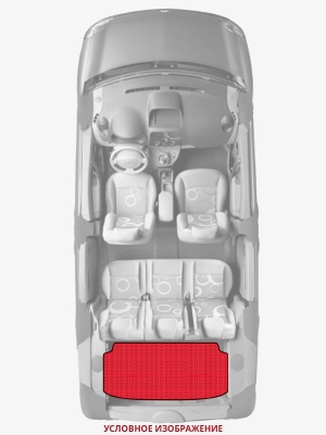 ЭВА коврики «Queen Lux» багажник для Honda Partner (1G)